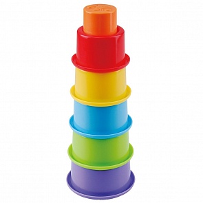 Развивающая игрушка - Пирамида, радуга (PlayGo, Play 2394veg)